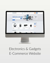 Electronics E-Commerce Website Design