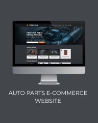 Auto Parts E-commerce Website Design