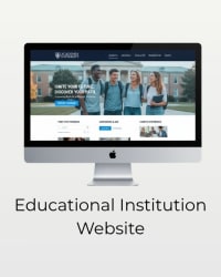 Educational Institution Website