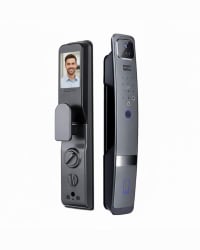 Automatic Electronic Smart Door Lock with Fingerprint, Wi-Fi, 3D Face Recognition & Camera - Verbex VT-H20