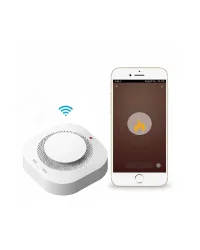 Smart WiFi Smoke Detector Fire Alarm & Home Security Sensor - Verbex VT-SD43W