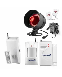 DIY Home Security Alarm System Kit with Wireless Sensors - Verbex VT-AK24G