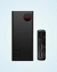 Baseus Adaman 20000mAh Digital Display & Fast Charging Metal Power Bank - PPAD000101
