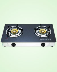 RFL Double Glass Auto Gas Stove - 27 GR LPG