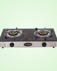 TOPPER Ivory Double Ceramic Auto Stove LPG