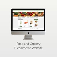 Food and Grocery E-commerce Website Design