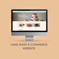 Cake Shop E-commerce Website Design