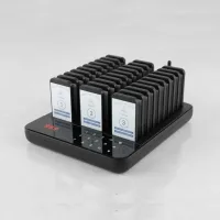 Touch Keypad Restaurant Pager Calling System with LED Display (30 Pagers) - Verbex VT-6990