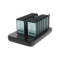 Touch Keypad Restaurant Waiter Calling System with Touch Buttons (16 Pagers) - Verbex VT-6985