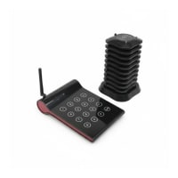 Touch Keypad Restaurant Wireless Calling System (10 Pagers + Charging Base) – Verbex VT-6868