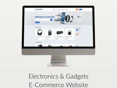 Electronics E-Commerce Website Design
