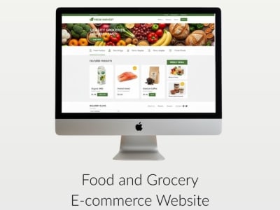 Food and Grocery E-commerce Website Design