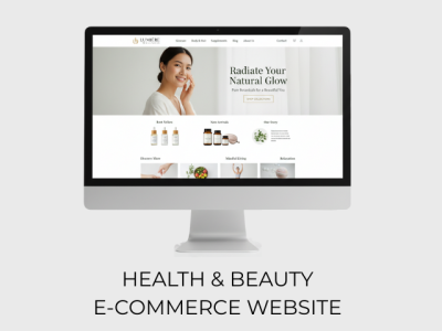 Beauty E-commerce Website Design