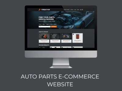 Auto Parts E-commerce Website Design
