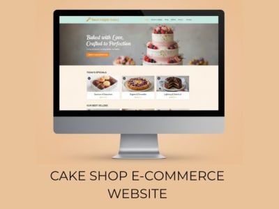 Cake Shop E-commerce Website Design