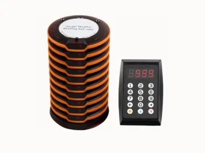 Waterproof Wireless Paging System 10 coaster pagers  - Verbex VT-6850A