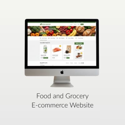 Food and Grocery E-commerce Website Design