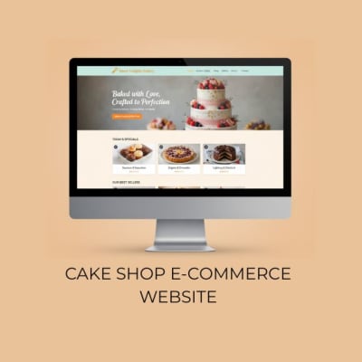 Cake Shop E-commerce Website Design