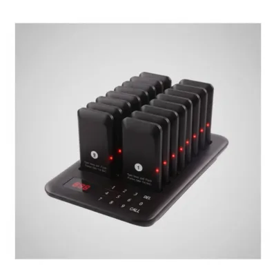 Restaurant Waiter Calling System with Touch Buttons (10 Pagers) - Verbex VT-6911