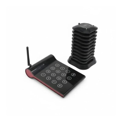 Touch Keypad Restaurant Wireless Calling System (10 Pagers + Charging Base) – Verbex VT-6868