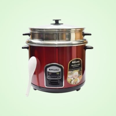 Miyako ASL-300-KND 3 in 1 Electric Rice Cooker 3.0L Red