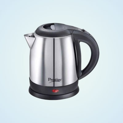 Prestige Electric Kettle 2 Liter 1500W Silver & Black