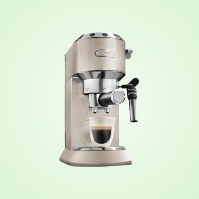 DeLonghi Dedica Metallics Espresso Machine - EC785.BG