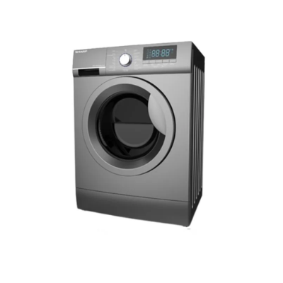 Sharp 9 Kg Front Loading Washing Machine (ES-FE912DLZ-S)